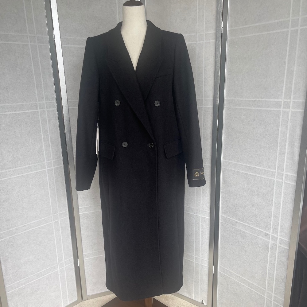 NWT Aritzia Babaton Black Constant Coat sz XL